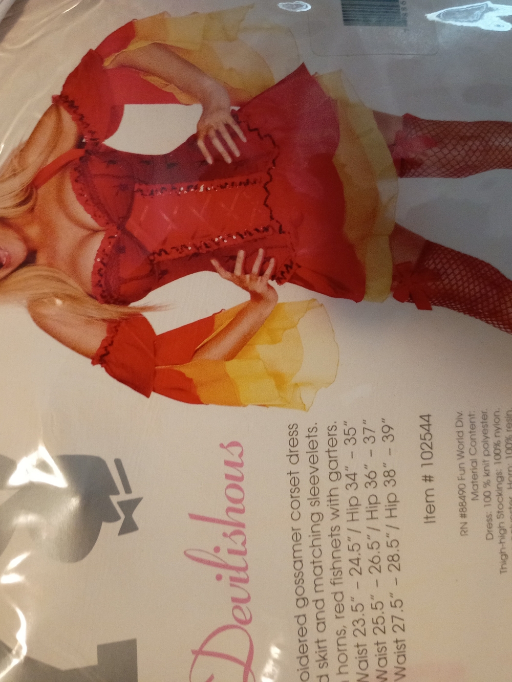 Playmate Devil Halloween Costume✨